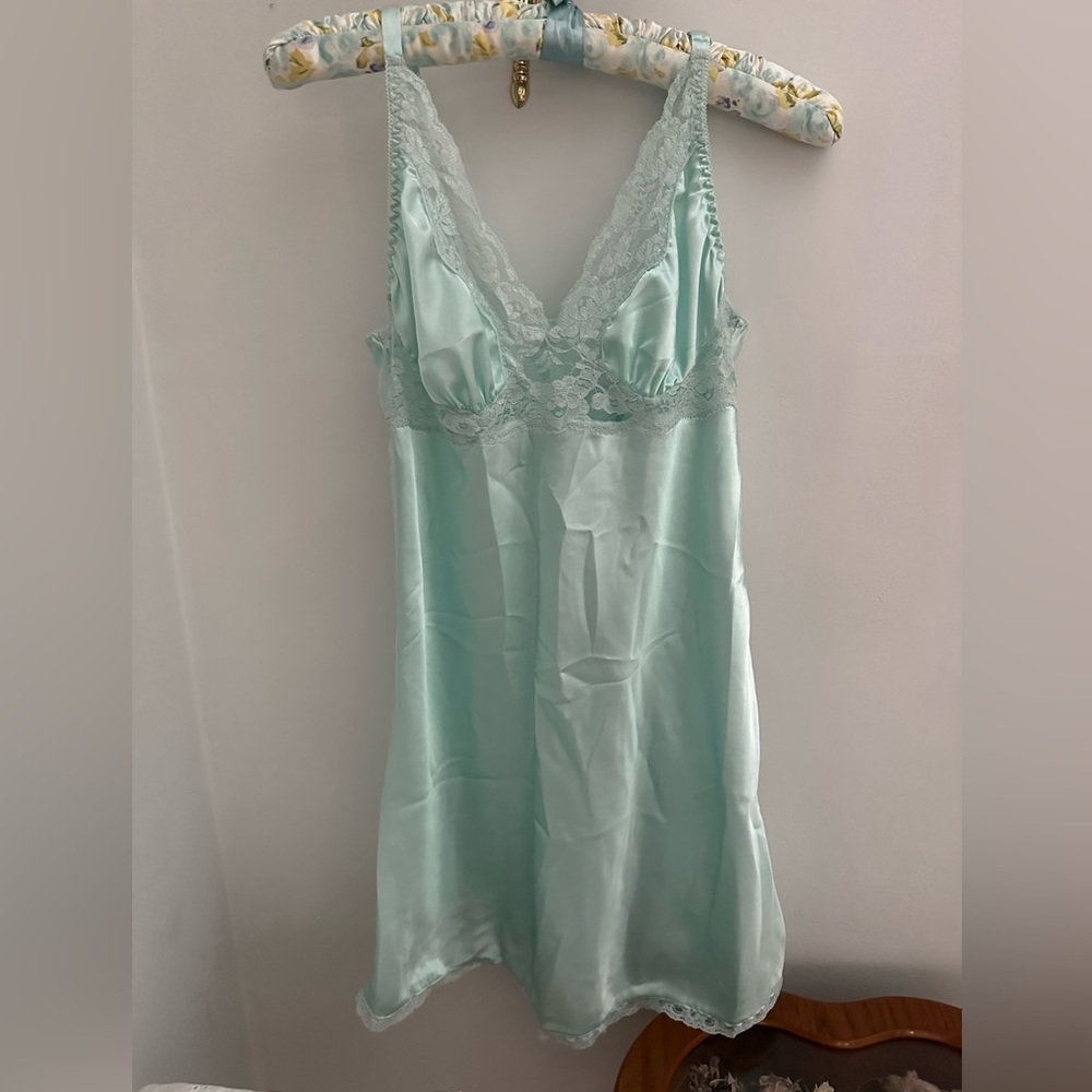 Blue Slip Dress